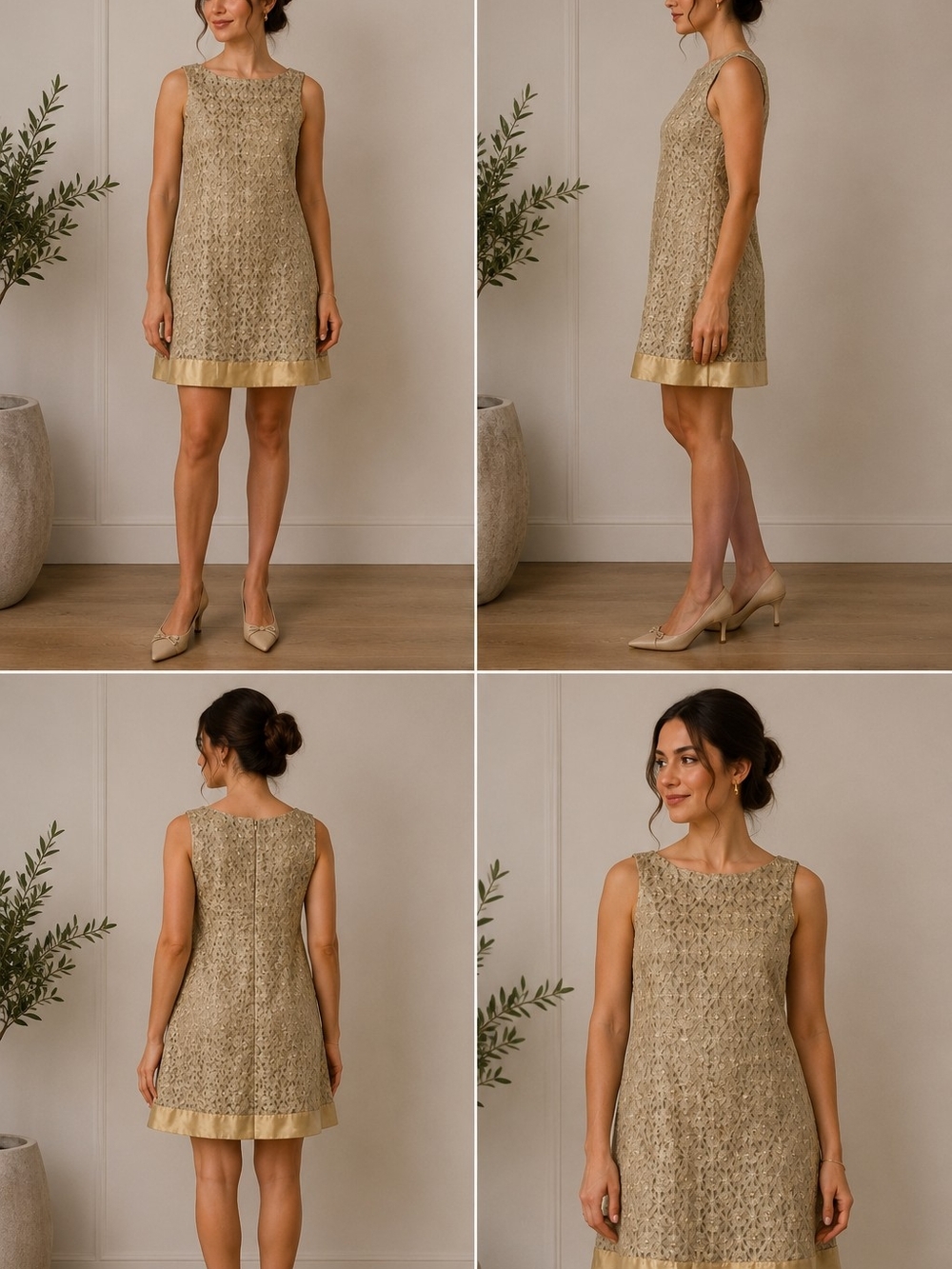 Vintage-inspired NetWork Limited sleeveless mini dress